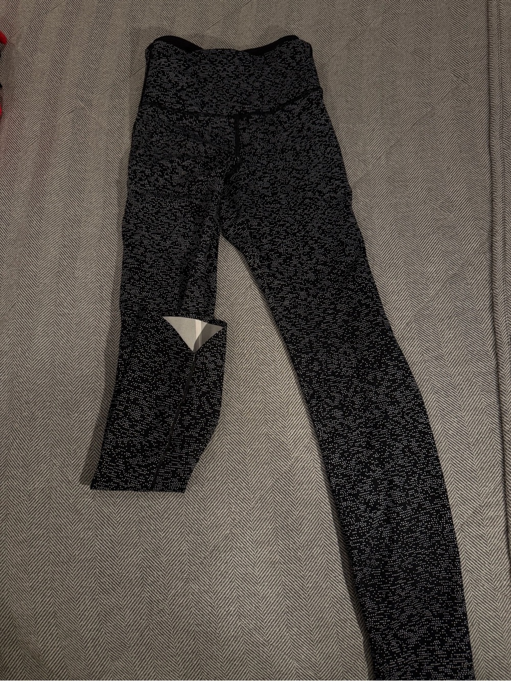 lululemon athletica Black Heather High-Rise Leggings
